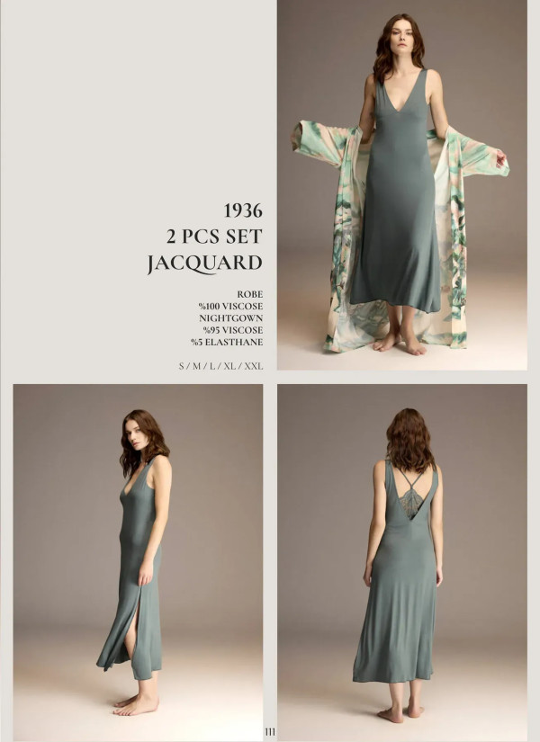 Bonjour Madame 1936 Viscose Nightdress — factory-direct from Turkey 2
