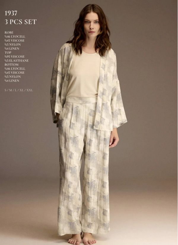 Bonjour Madame 1937 Viscose Women's Pajama Set — wholesale for boutiques