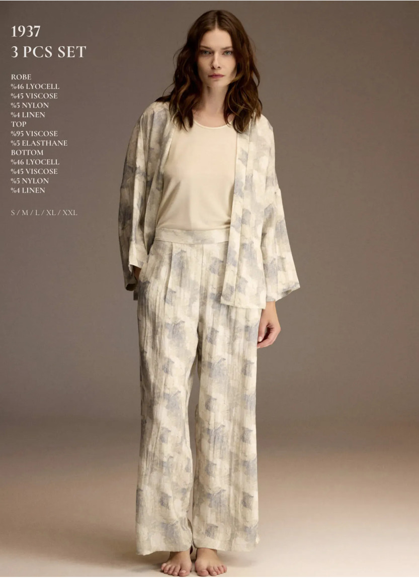 Bonjour Madame 1937 Viscose Women's Pajama Set — wholesale for boutiques
