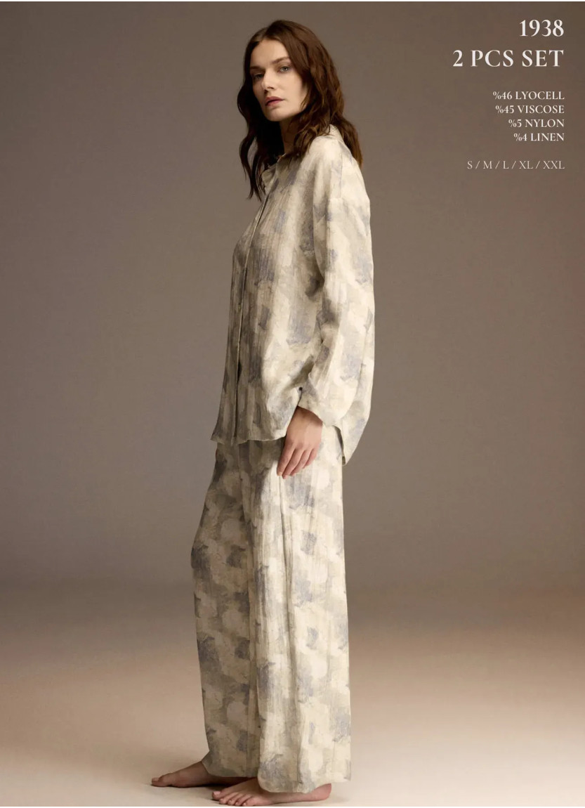 Bonjour Madame 1938 Viscose Women's Pajama Set — wholesale for boutiques