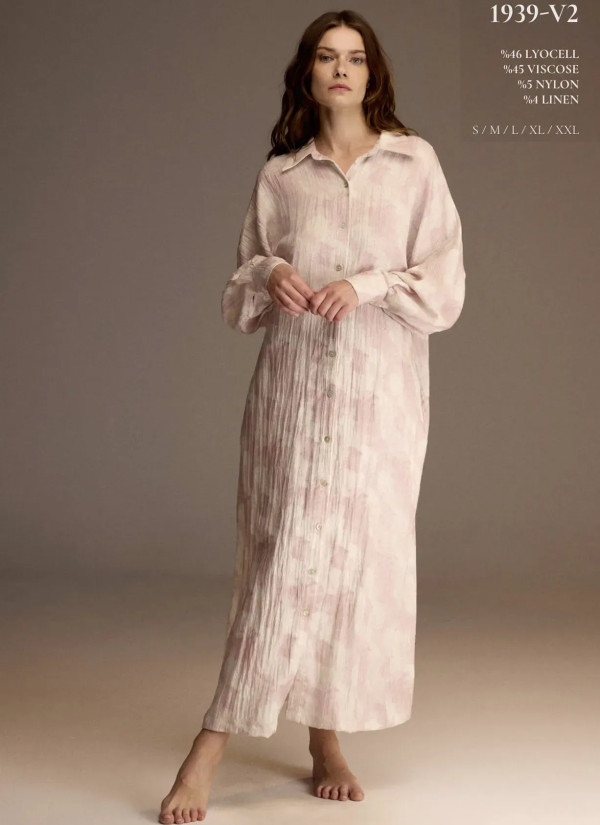 Bonjour Madame 1939-V2 Viscose Dress — Turkish textile wholesale 2