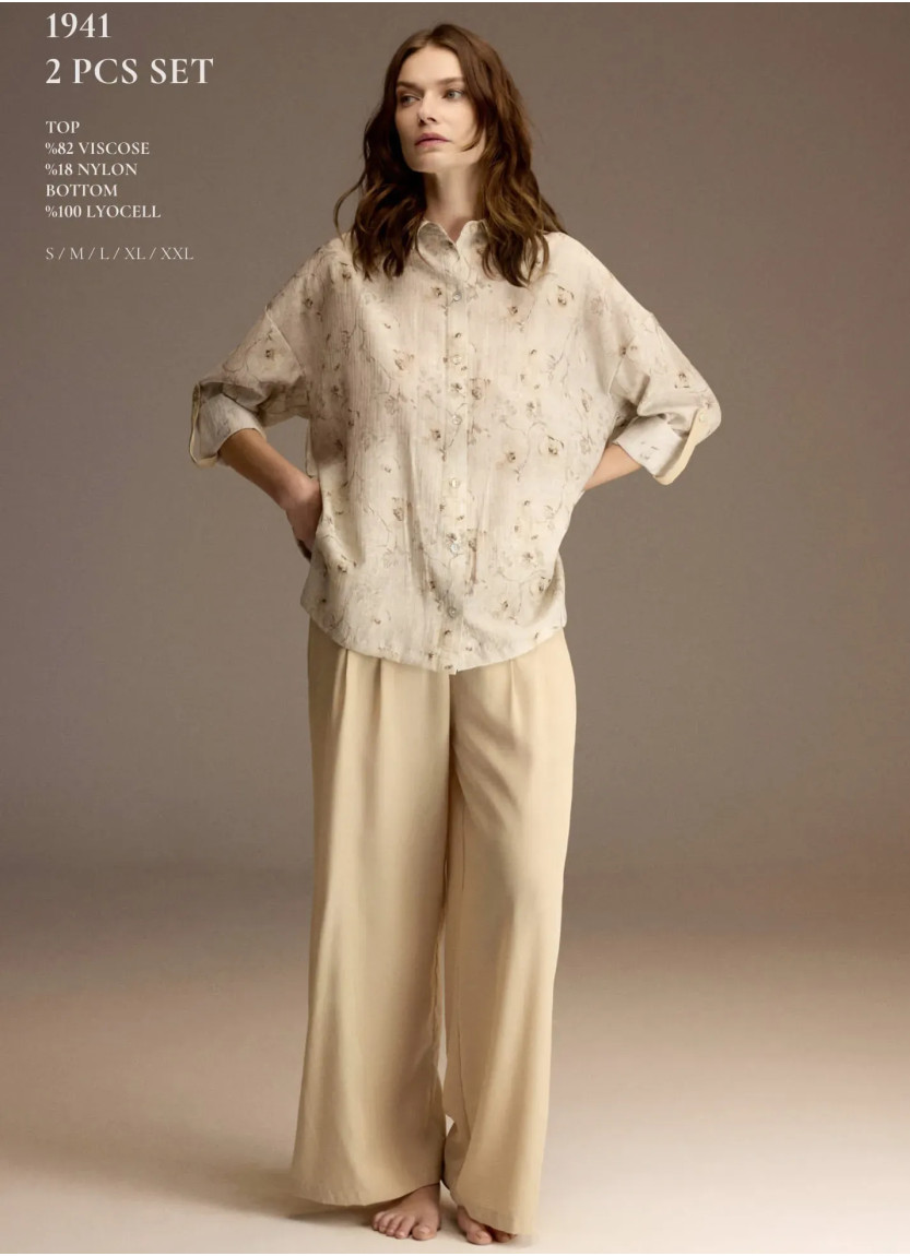 Bonjour Madame 1941 Viscose Women's Pajama Set — wholesale for boutiques