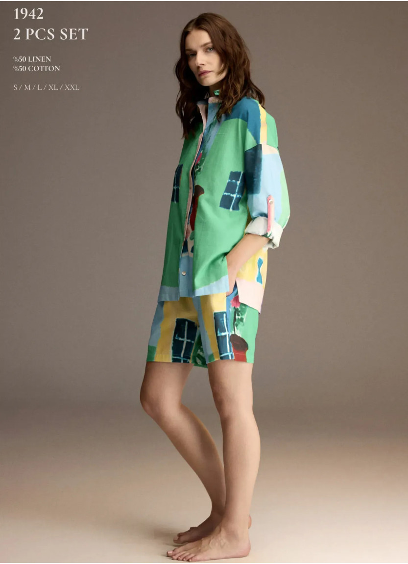 Bonjour Madame 1942 Women's Pajama Set — Istanbul wholesale supplier