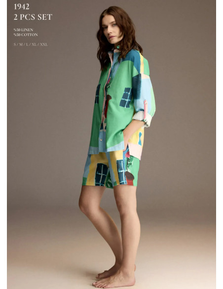 Bonjour Madame 1942 Women's Pajama Set — Istanbul wholesale supplier