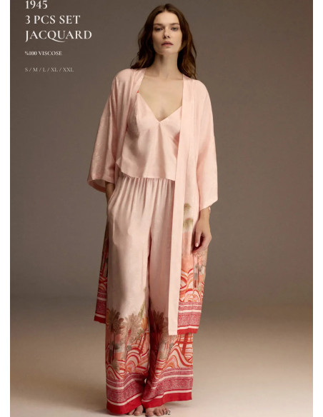Bonjour Madame 1945 Viscose Women's Pajama Set — Turkish factory wholesale