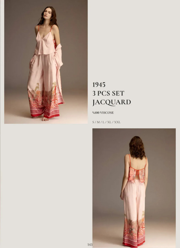 Bonjour Madame 1945 Viscose Women's Pajama Set — Turkish factory wholesale 2