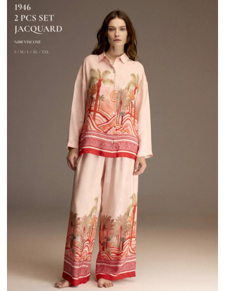 Bonjour Madame 1946 Viscose Women's Pajama Set — Turkish textile wholesale