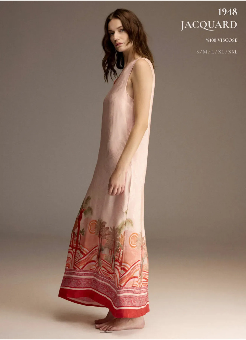Bonjour Madame 1948 Viscose Dress — Turkish textile wholesale