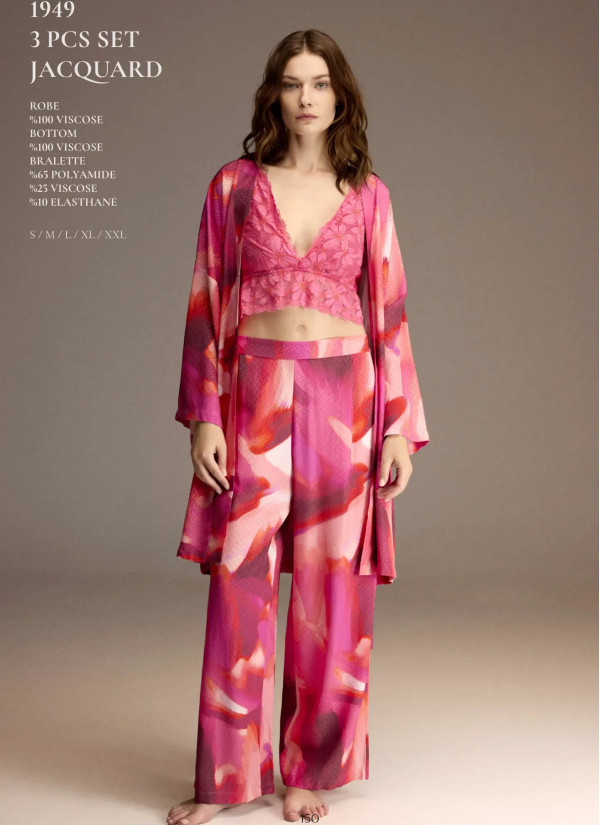 Bonjour Madame 1949 Viscose Women's Pajama Set — wholesale for boutiques