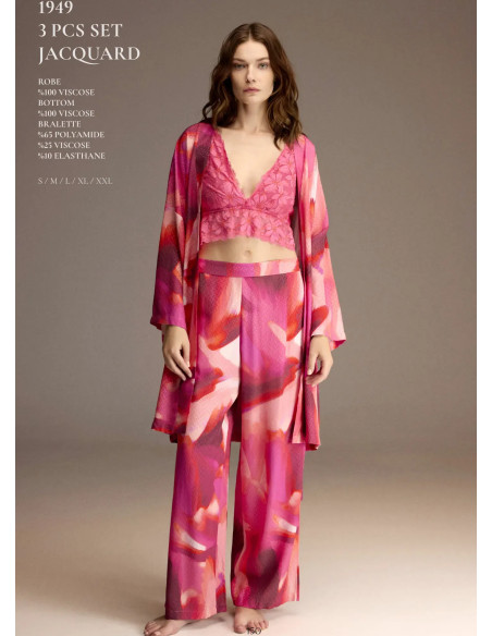 Bonjour Madame 1949 Viscose Women's Pajama Set — wholesale for boutiques