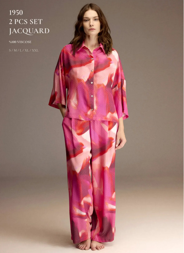 Bonjour Madame 1950 Viscose Women's Pajama Set — wholesale from Turkey