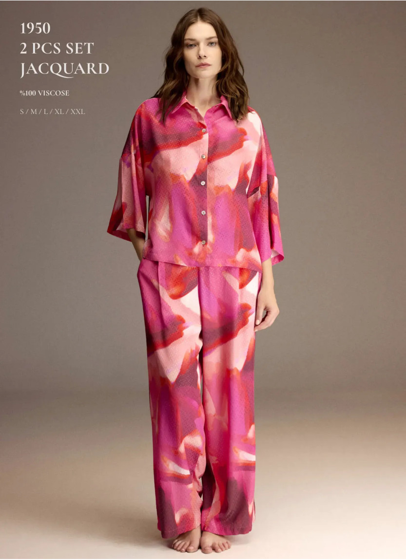 Bonjour Madame 1950 Viscose Women's Pajama Set — wholesale from Turkey