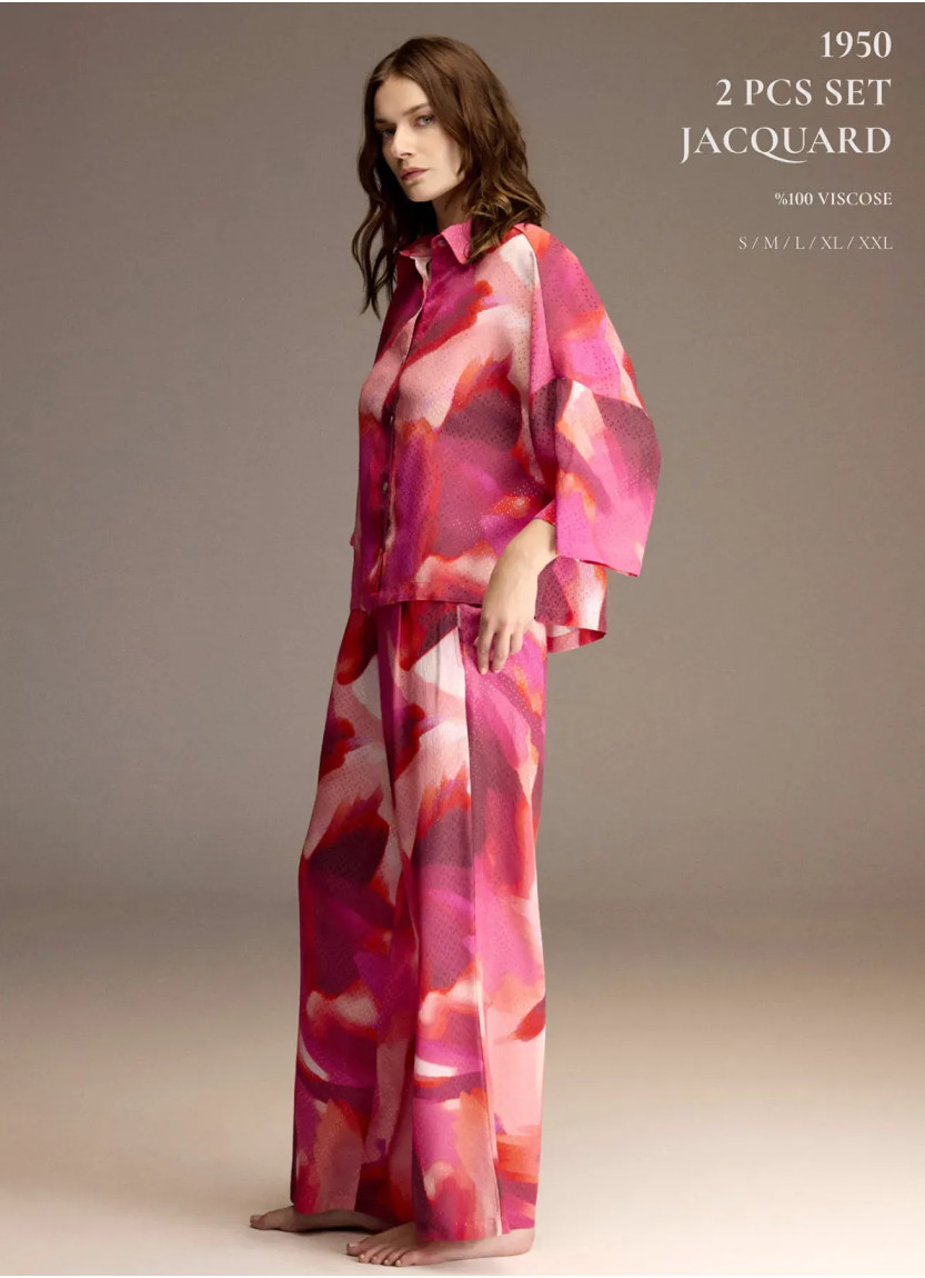 Bonjour Madame 1950 Viscose Women's Pajama Set — factory-direct from Turkey