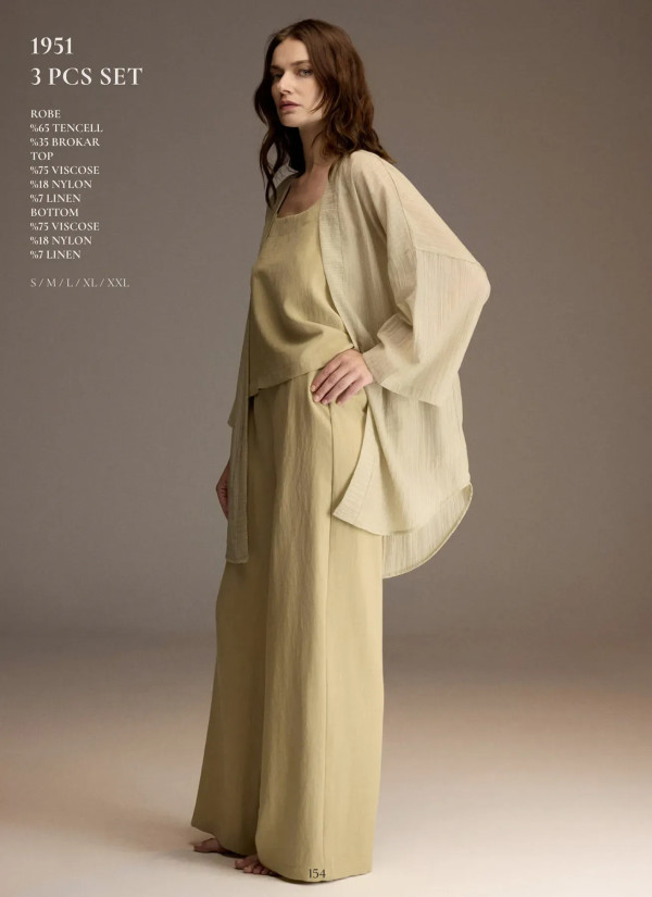 Bonjour Madame 1951 Viscose Women's Pajama Set — Istanbul wholesale supplier