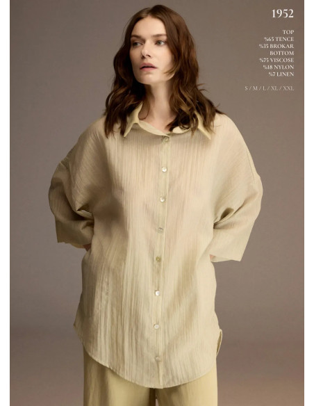 Bonjour Madame 1952 Viscose Women's Pajama Set — Istanbul wholesale supplier
