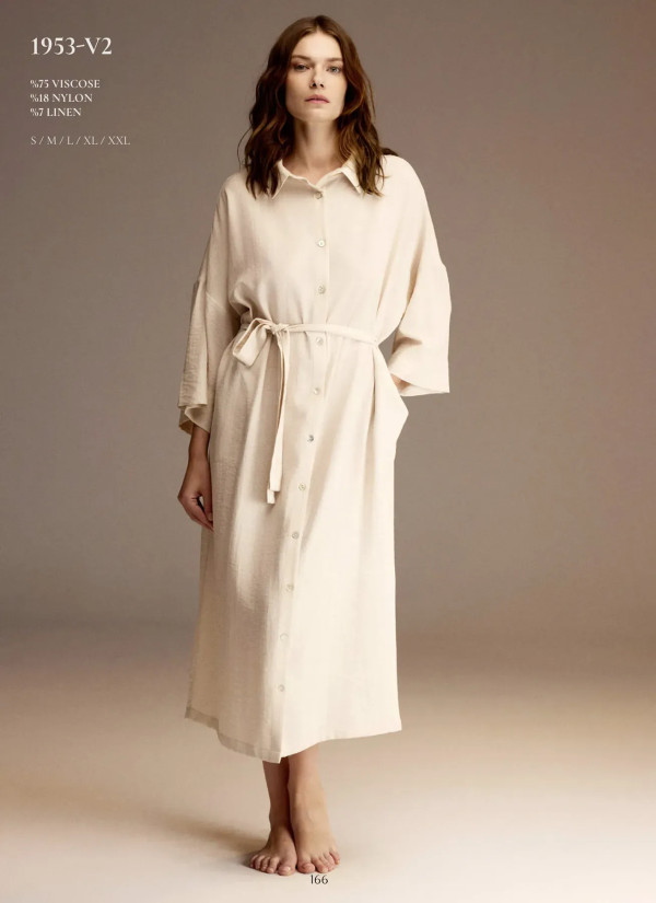 Bonjour Madame 1953-V2 Viscose Dress — factory-direct from Turkey