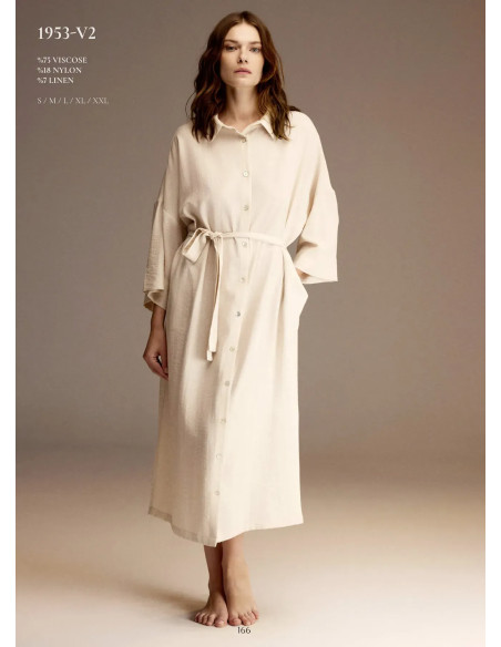 Bonjour Madame 1953-V2 Viscose Dress — factory-direct from Turkey