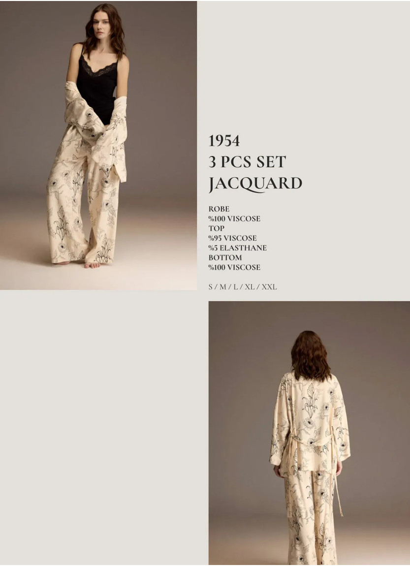 Bonjour Madame 1954 Viscose Women's Pajama Set — wholesale for boutiques