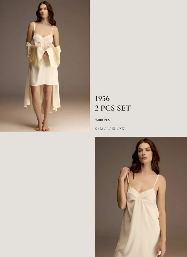 Bonjour Madame 1956 Lace Nightdress — Istanbul wholesale supplier 2