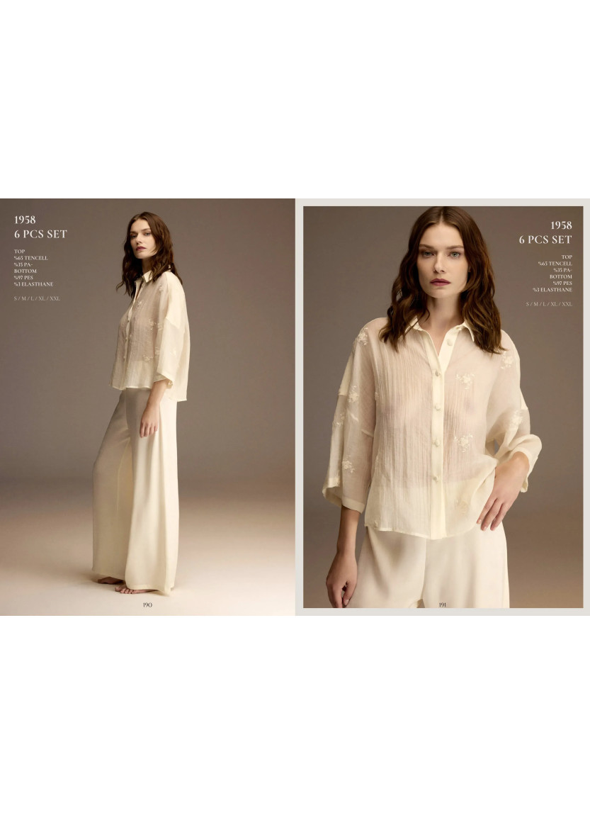 Bonjour Madame 1958 Peignoir Set — Istanbul wholesale supplier