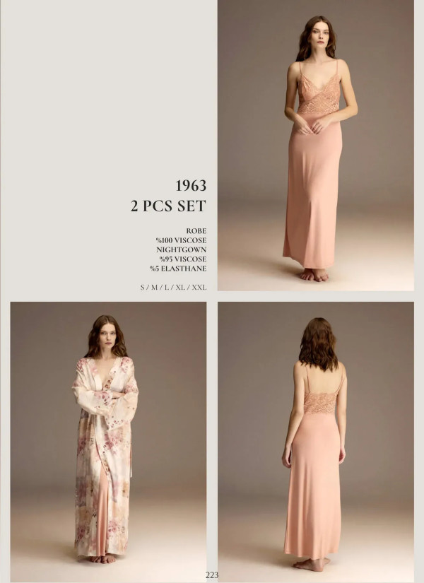 Bonjour Madame 1963 Viscose Nightdress — direct Turkish factory supply 2