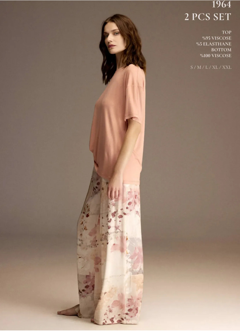Bonjour Madame 1964 Viscose Women's Pajama Set — Istanbul wholesale supplier