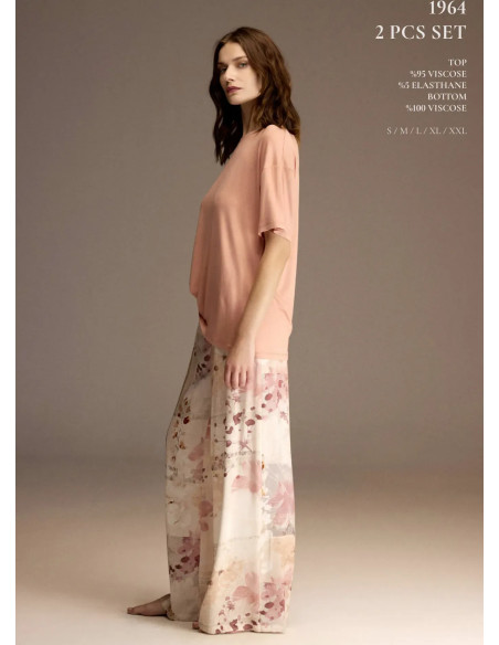 Bonjour Madame 1964 Viscose Women's Pajama Set — Istanbul wholesale supplier