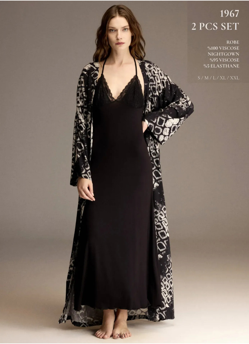 Bonjour Madame 1967 Viscose Nightdress — factory-direct from Turkey