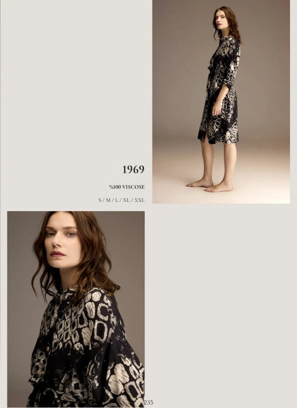Bonjour Madame 1969 Viscose Dress — wholesale from Turkey 2