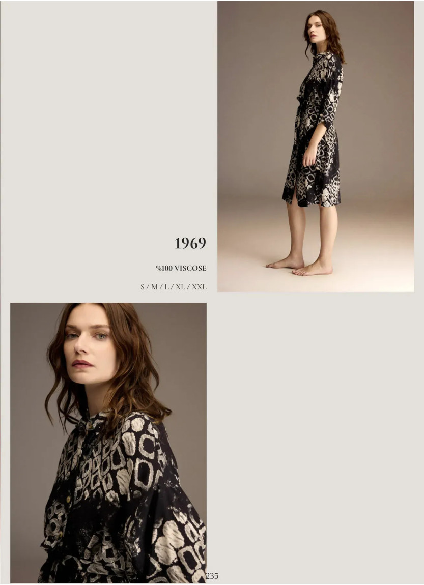 Bonjour Madame 1969 Viscose Dress — factory-direct from Turkey