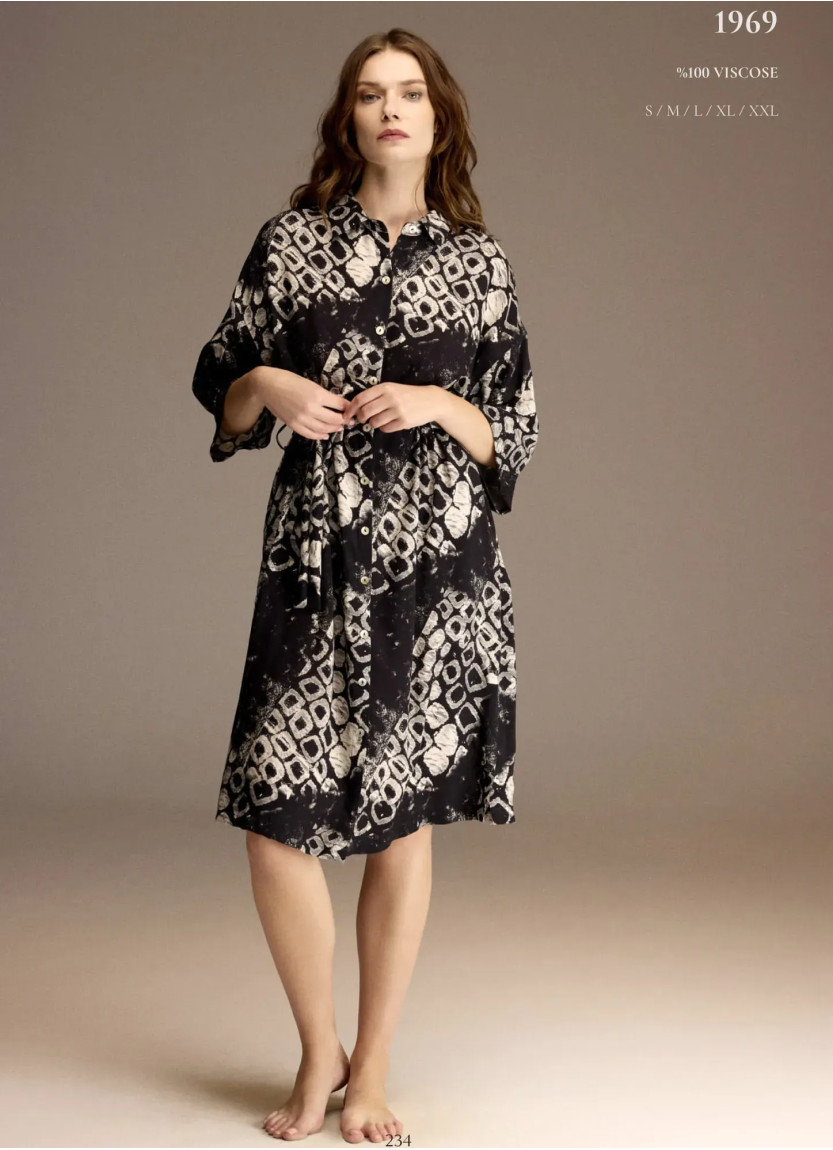 Bonjour Madame 1969 Viscose Dress — wholesale from Turkey