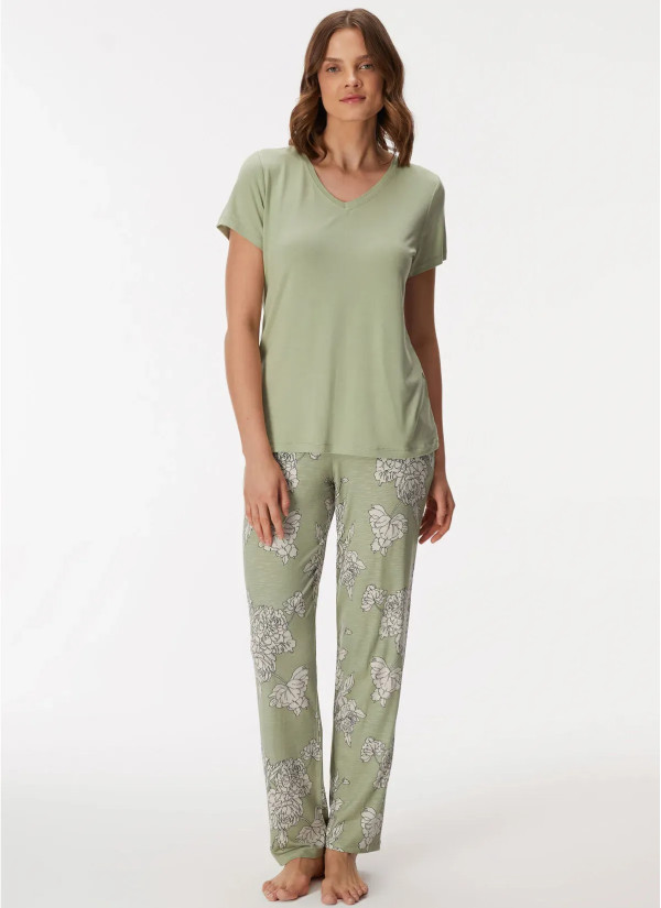 Anil 11401 Pants Homewear Set — Turkish factory wholesale