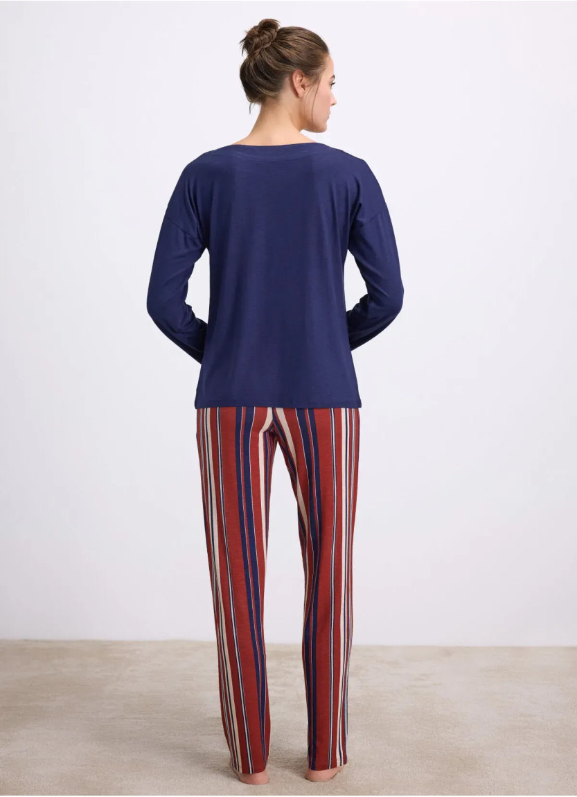 Anil 11577 Viscose Pants Homewear Set — Turkey wholesale collection