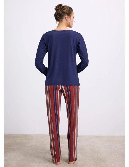 Anil 11577 Viscose Pants Homewear Set — Turkey wholesale collection