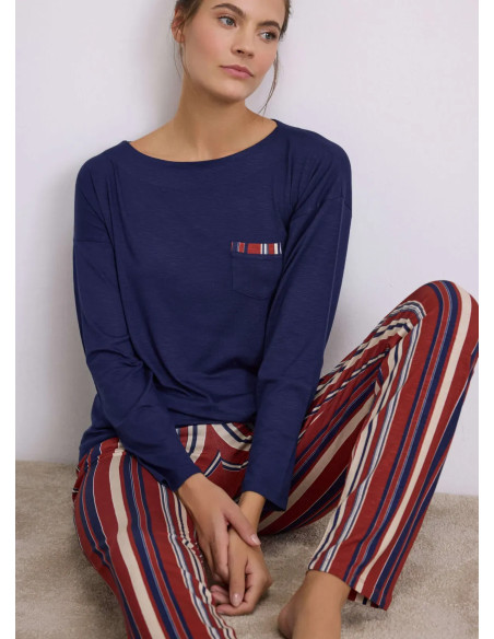 Anil 11577 Viscose Pants Homewear Set — Istanbul wholesale supplier