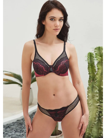 Anil 4801 Black Lace Bra — factory-direct from Turkey