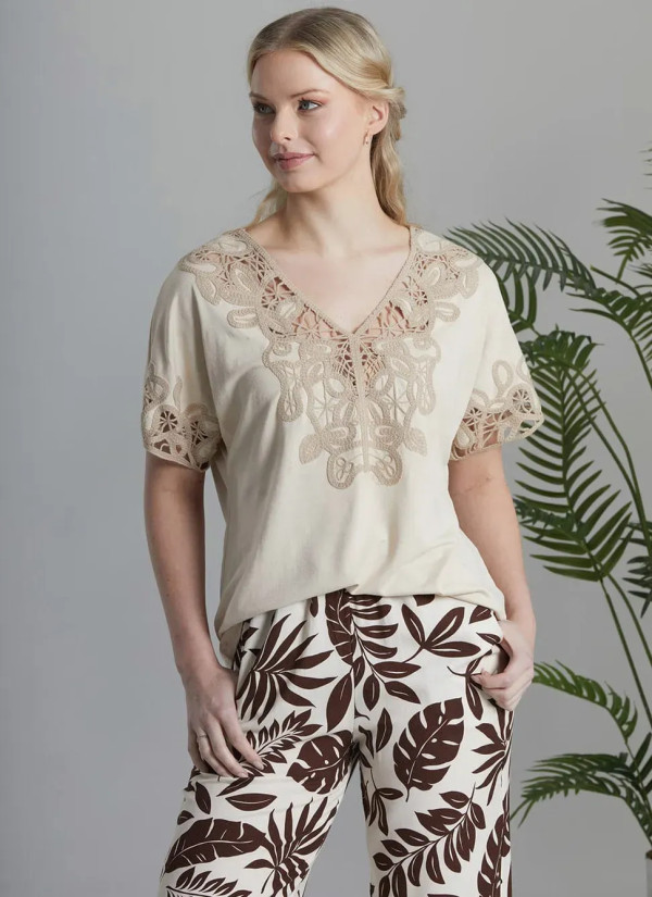 Комплект с Брюками (M+L+XL+2XL) IPEKMOOD 2402 — оптом для магазинов и бутиков 2