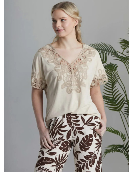 IPEKMOOD 2402 Pants Homewear Set (M+L+XL+2XL) — wholesale from Turkey