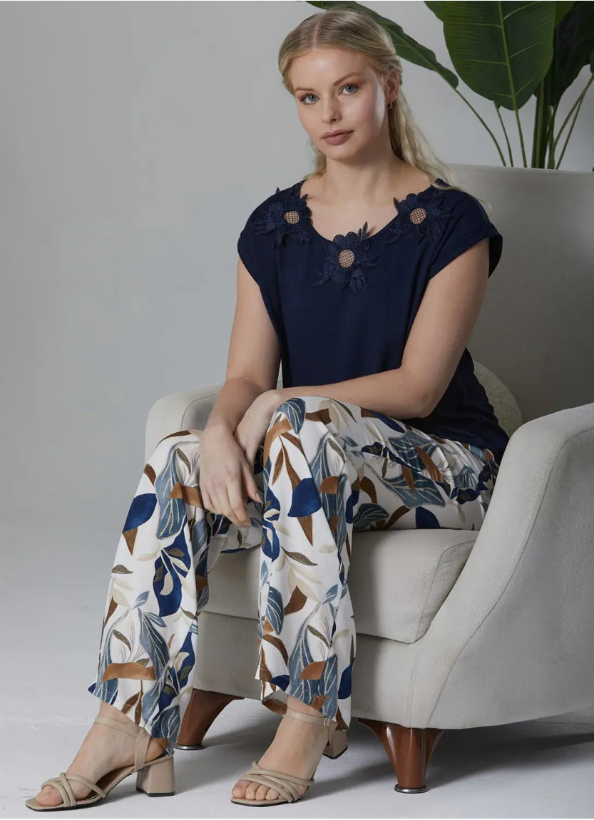 IPEKMOOD 2404 Pants Homewear Set (M+L+XL+2XL) — wholesale from Turkey