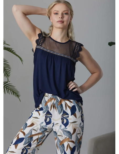 IPEKMOOD 2405 Pants Homewear Set (M+L+XL+2XL) — Turkish textile wholesale