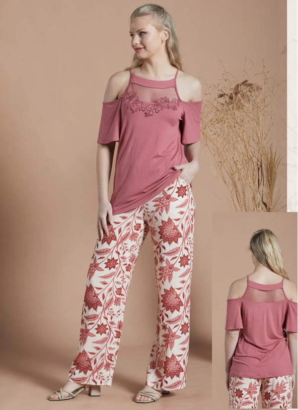 Комплект с Брюками (M+L+XL+2XL) IPEKMOOD 2406 — турецкий текстиль оптом