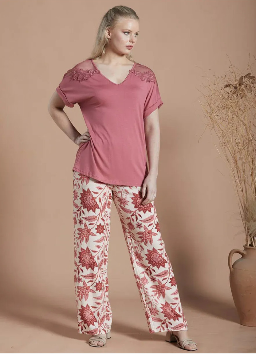 IPEKMOOD 2407 Pants Homewear Set (M+L+XL+2XL) — Turkish factory wholesale