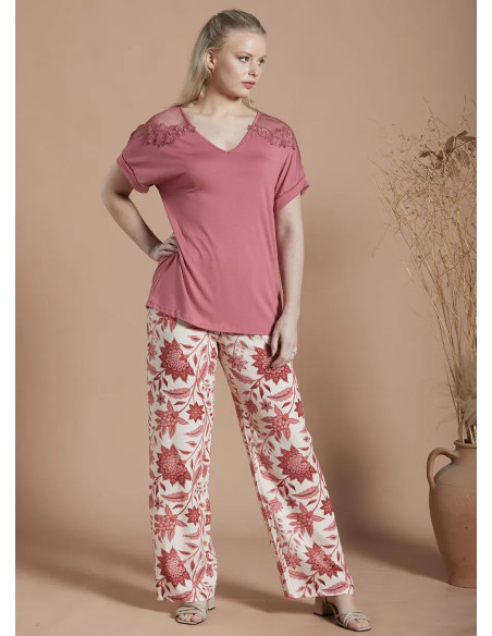 IPEKMOOD 2407 Pants Homewear Set (M+L+XL+2XL) — Turkish factory wholesale