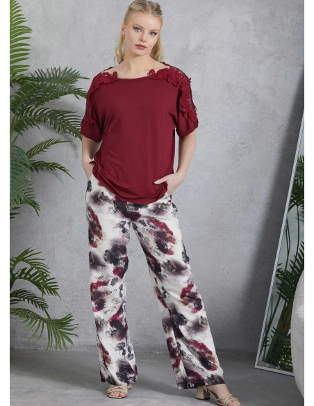 Комплект с Брюками (L+XL+2XL) IPEKMOOD 2411 — оптом для магазинов и бутиков