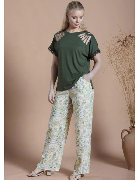Комплект с Брюками (M+L+XL+2XL) IPEKMOOD 2414 — купить оптом из Турции