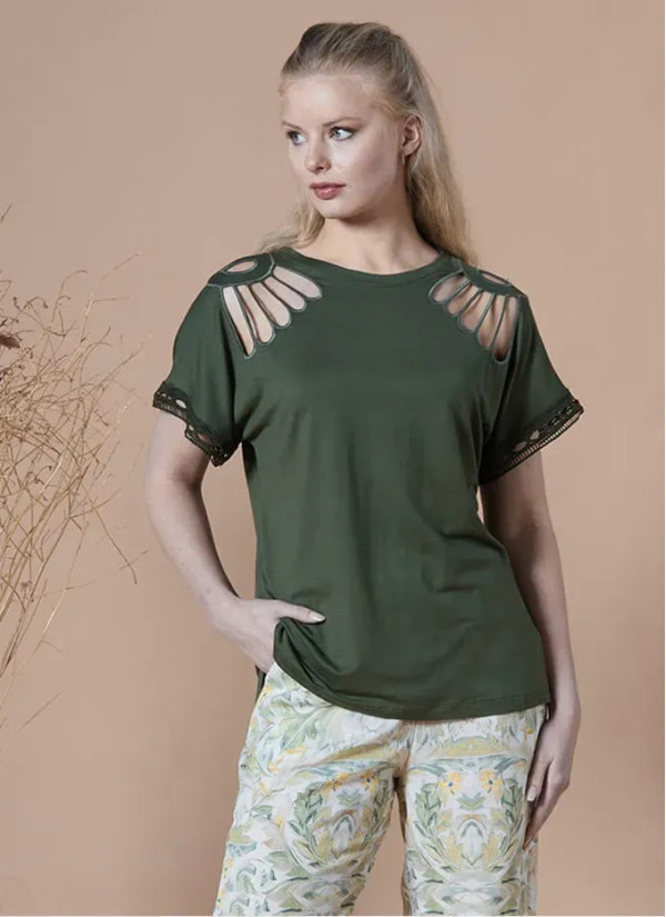 Комплект с Брюками (M+L+XL+2XL) IPEKMOOD 2414 — купить оптом из Турции 2
