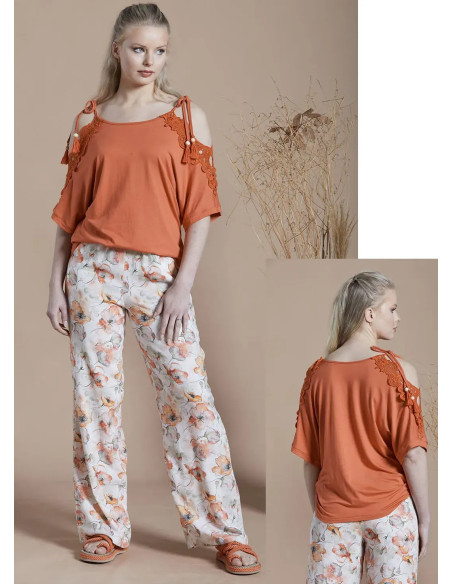 IPEKMOOD 2415 Pants Homewear Set (M+L+XL+2XL) — Istanbul wholesale supplier