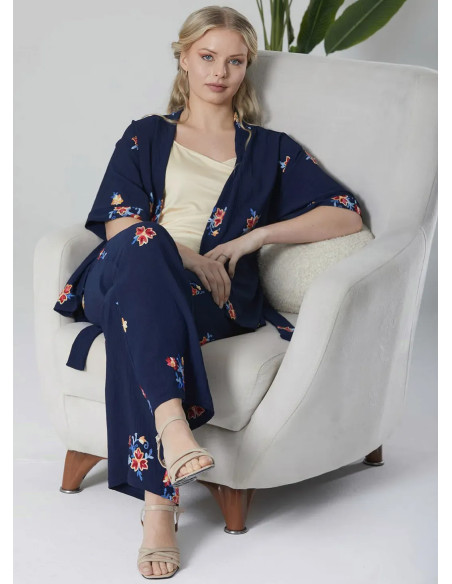 IPEKMOOD 2418 Pants Homewear Set (L+XL+2XL) — wholesale from Turkey