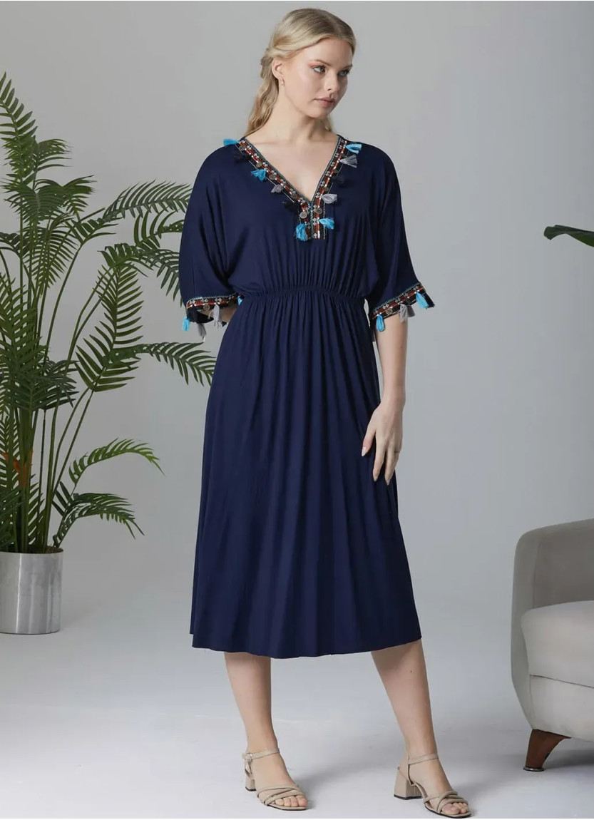 IPEKMOOD 2420 Dress (M+L+XL+2XL) — Istanbul wholesale supplier