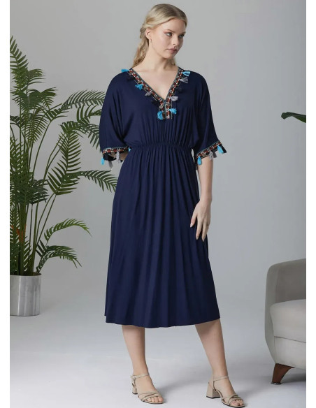 IPEKMOOD 2420 Dress (M+L+XL+2XL) — Istanbul wholesale supplier